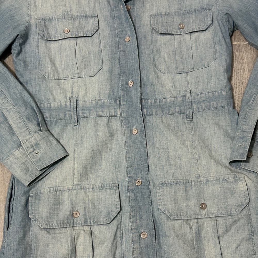 LIKE NEW! Women's J Brand Chambray Dress - XS - Picture 2 of 8